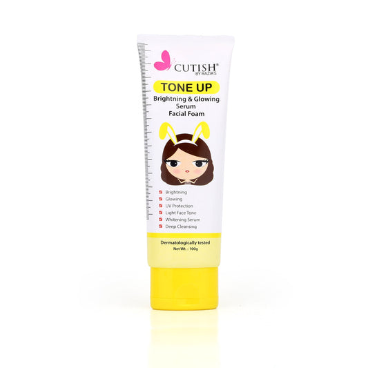 Buy Cutish Tone Up Bright & Glowing Serum Facial Foam online in Pakistan. 100% Authentic produc at Glamivo.pk. Fast shipping with cash on delivery