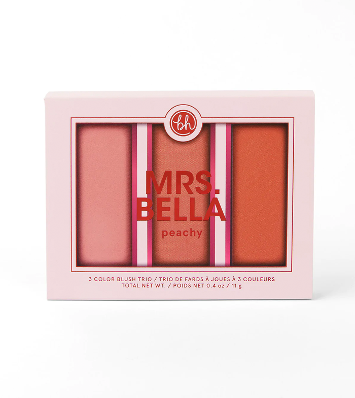 Buy BH Cosmetics 3 Color Blush Trio Mrs Bella Rouge Palette - Peachy online in Pakistan. 100% Authentic produc at Glamivo.pk. Fast shipping with cash on delivery