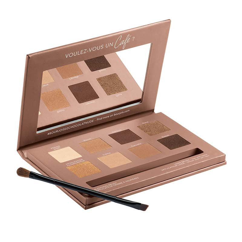 Buy Bourjois Rue Du Cafe Eyeshadow Palette - 02 Chocolat Nude Edition online in Pakistan. 100% Authentic produc at Glamivo.pk. Fast shipping with cash on delivery