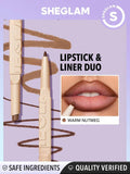 Buy Sheglam Lipstick & Liner Duo online at Glamivo. 100% Authentic Product Guarantee. Fast & Free Shipping all over the Pakistan. Cash on Delivery Available.