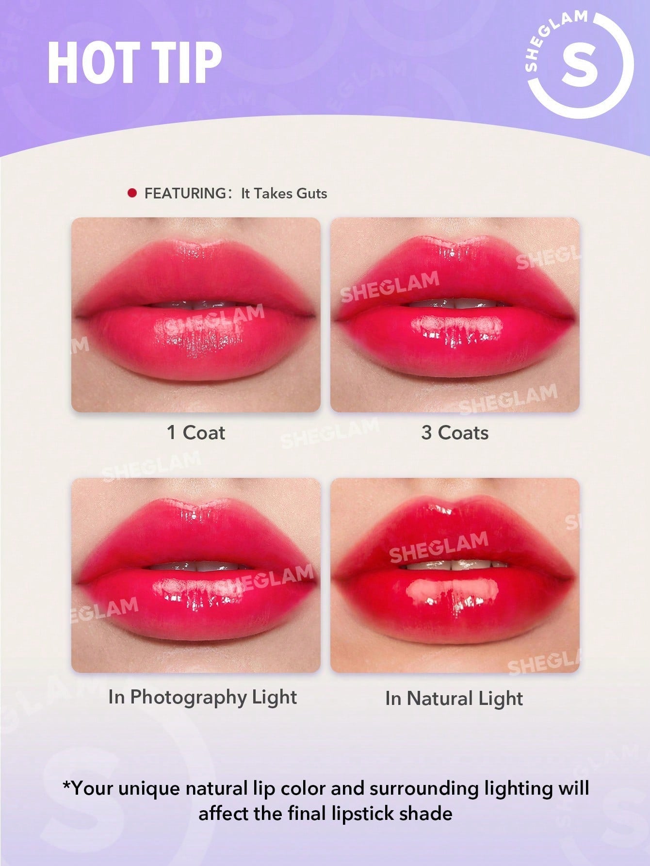 Buy SHEGLAM Mirror Kiss High-Shine Lipstick-Rule Breaker online at Glamivo. 100% Authentic Product Guarantee. Fast & Free Shipping all over the Pakistan. Cash on Delivery Available.