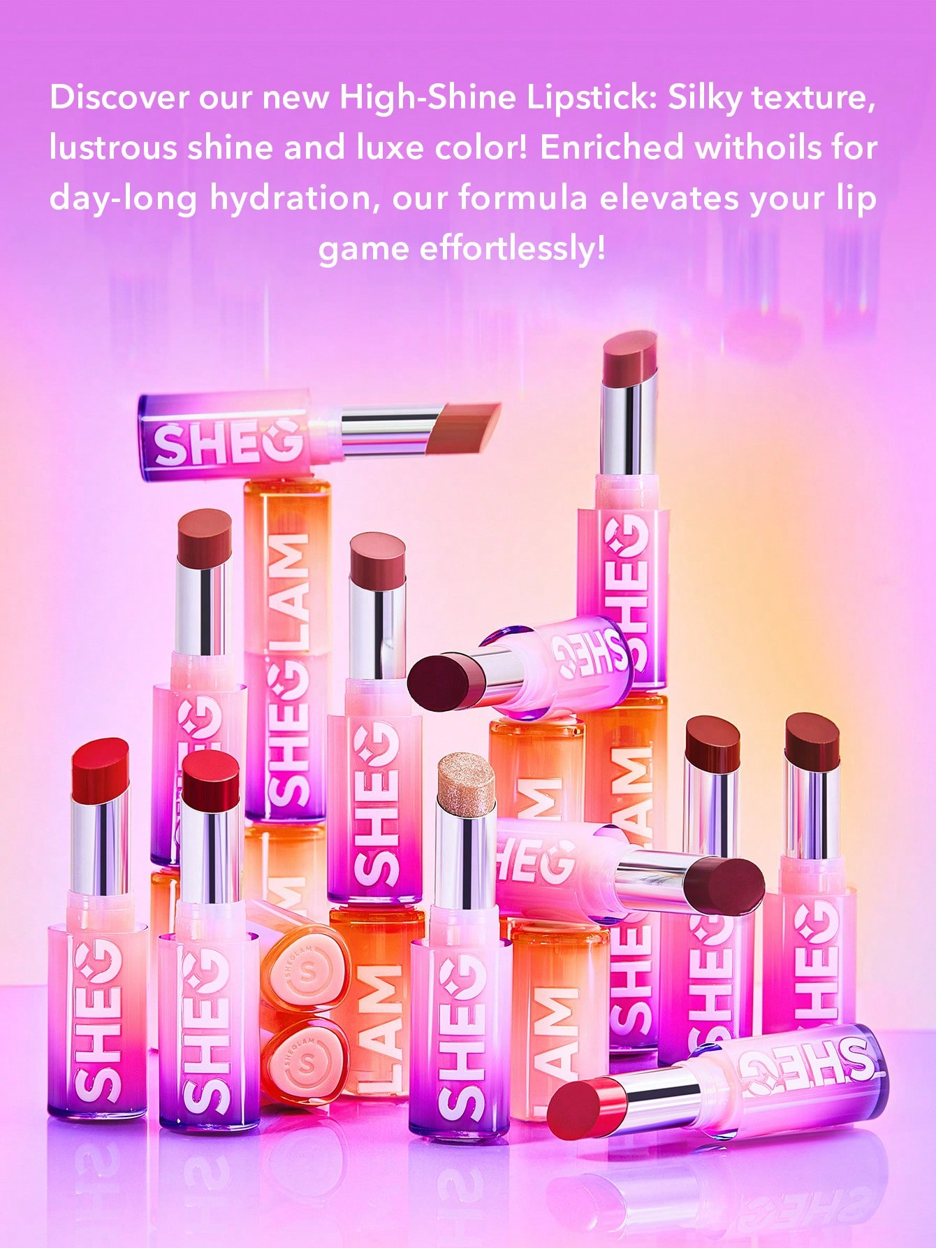 Buy SHEGLAM Mirror Kiss High-Shine Lipstick-Own Your Shine online at Glamivo. 100% Authentic Product Guarantee. Fast & Free Shipping all over the Pakistan. Cash on Delivery Available.