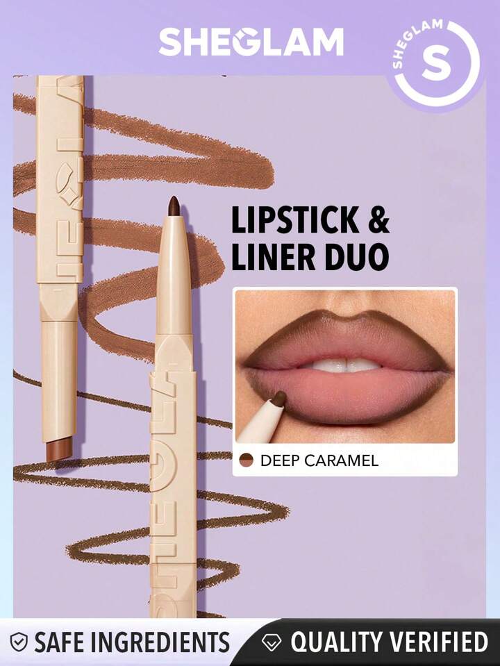 Buy Sheglam Lipstick & Liner Duo online at Glamivo. 100% Authentic Product Guarantee. Fast & Free Shipping all over the Pakistan. Cash on Delivery Available.