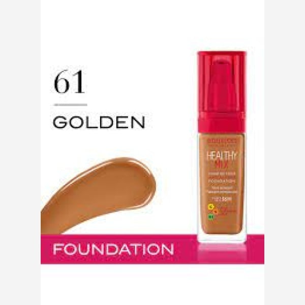 Buy Bourjois Healthy Mix Anti Fatigue Foundation - 61 Golden online in Pakistan. 100% Authentic produc at Glamivo.pk. Fast shipping with cash on delivery