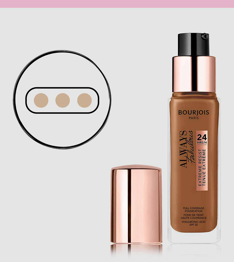 Buy Bourjois Always Fabulous 24H Liquid Foundation - 600 Chocolate online in Pakistan. 100% Authentic produc at Glamivo.pk. Fast shipping with cash on delivery