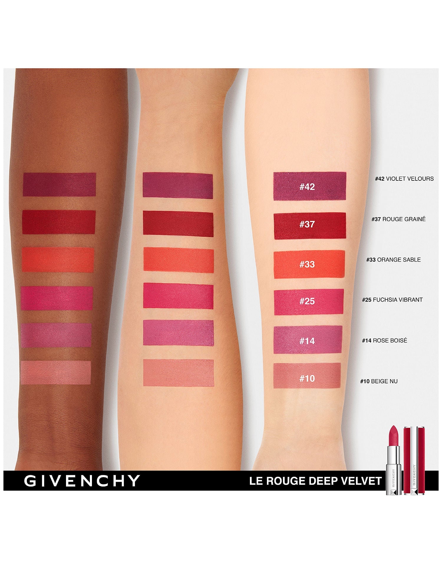 Buy Givenchy Le Rouge Deep Velvet Lipstick - 42 Violet Velours online in Pakistan. 100% Authentic produc at Glamivo.pk. Fast shipping with cash on delivery