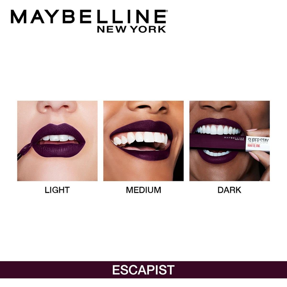 Shop Maybelline Superstay Matte Ink Liquid Lipstick - 45 Escapist online in Pakistan. 100% Authentic produc at Glamivo.pk. Fast shipping with cash on delivery