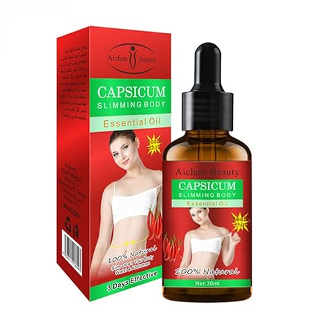 Buy AICHUN BEAUTY CAPSICUM Slimming Body Essential Oil 100% Natural 3 Day Effective 30ml online at Glamivo. 100% Authentic Product Guarantee. Fast & Free Shipping all over the Pakistan. Cash on Delivery Available.