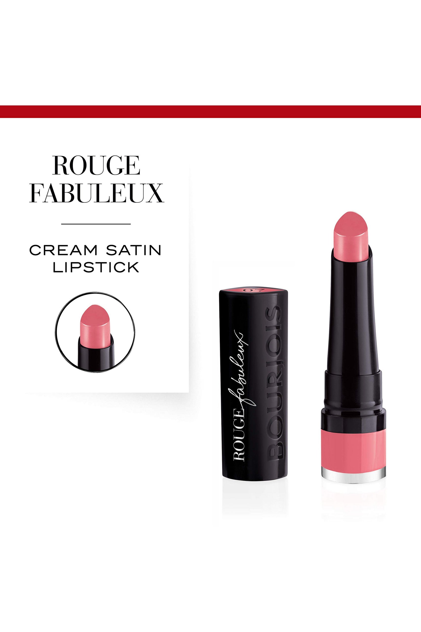 Buy Bourjois Rouge Fabuleux Lipstick - 06 Sleepink Beauty online in Pakistan. 100% Authentic produc at Glamivo.pk. Fast shipping with cash on delivery