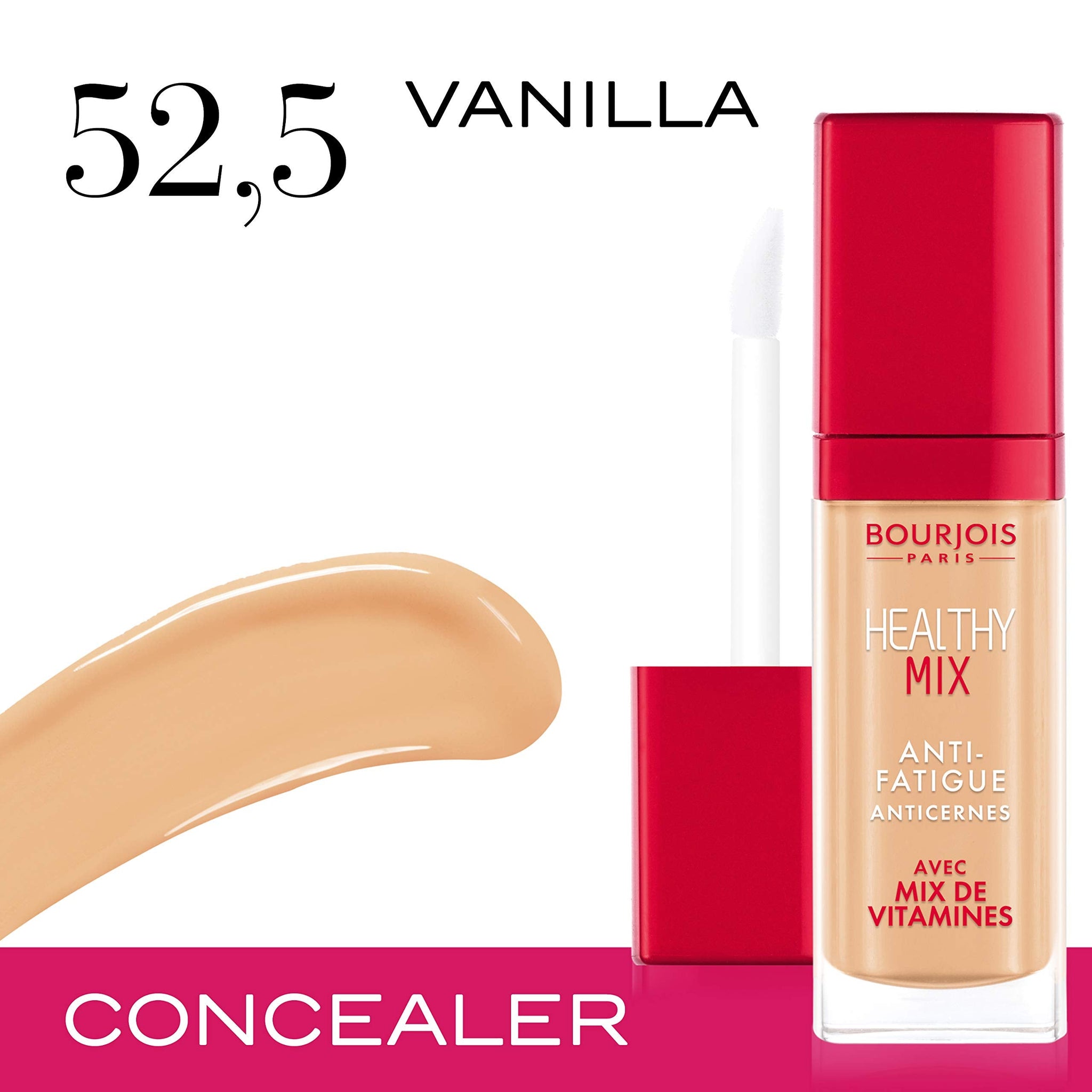 Buy Bourjois Healthy Mix Anti Fatigue Concealer - 52.5 Vanilla online in Pakistan. 100% Authentic produc at Glamivo.pk. Fast shipping with cash on delivery