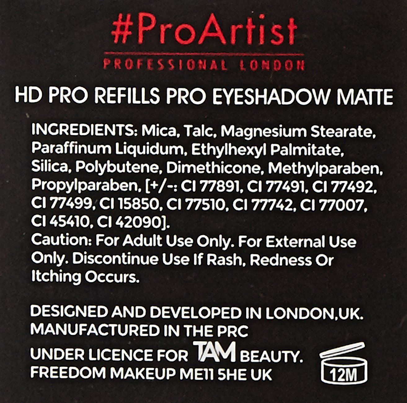 Buy Freedom Makeup Pro Artist Hd Refills Eyeshadow Matte - 09 online in Pakistan. 100% Authentic produc at Glamivo.pk. Fast shipping with cash on delivery