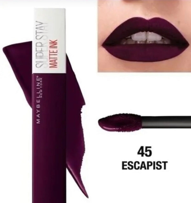 Shop Maybelline Superstay Matte Ink Liquid Lipstick - 45 Escapist online in Pakistan. 100% Authentic produc at Glamivo.pk. Fast shipping with cash on delivery