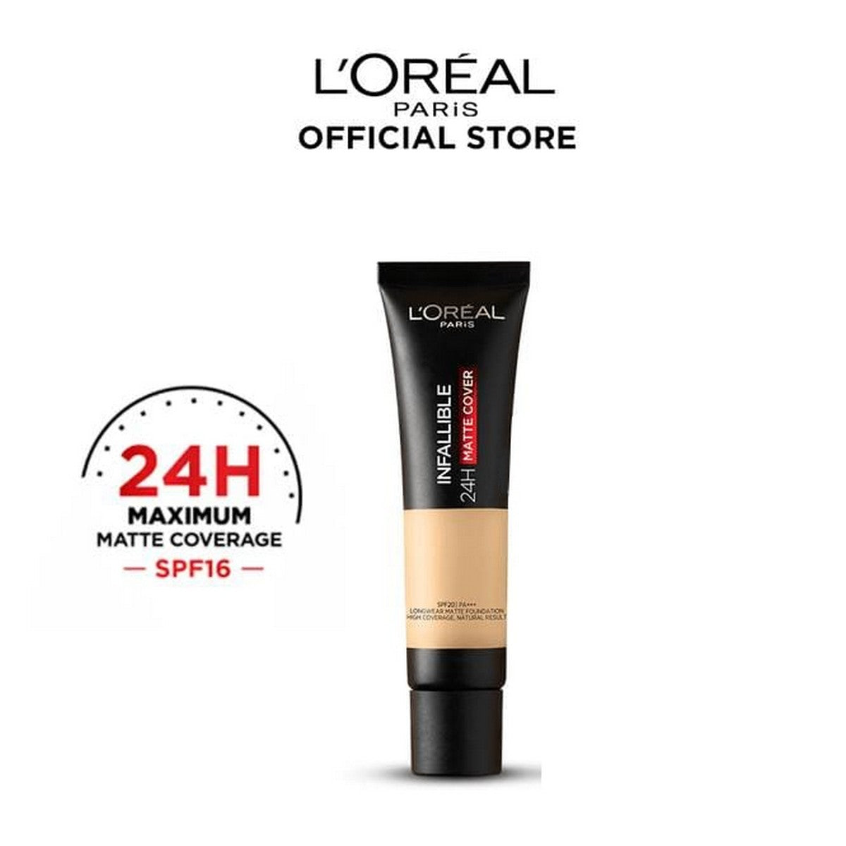 Buy L'Oreal Paris Infallible Matte Cover Foundation online in Pakistan. 100% Authentic produc at Glamivo.pk. Fast shipping with cash on delivery