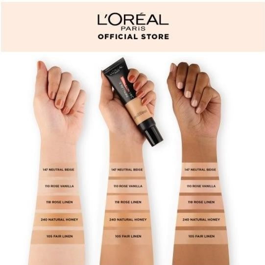 Buy L'oreal Paris Infallible 24h Matte Cover Liquid Foundation - 118 Rose Linen online in Pakistan. 100% Authentic produc at Glamivo.pk. Fast shipping with cash on delivery