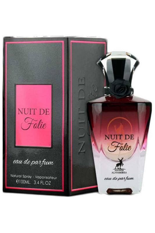 Buy Alhambra Nuit De Folie - 100ml online in Pakistan. 100% Authentic produc at Glamivo.pk. Fast shipping with cash on delivery