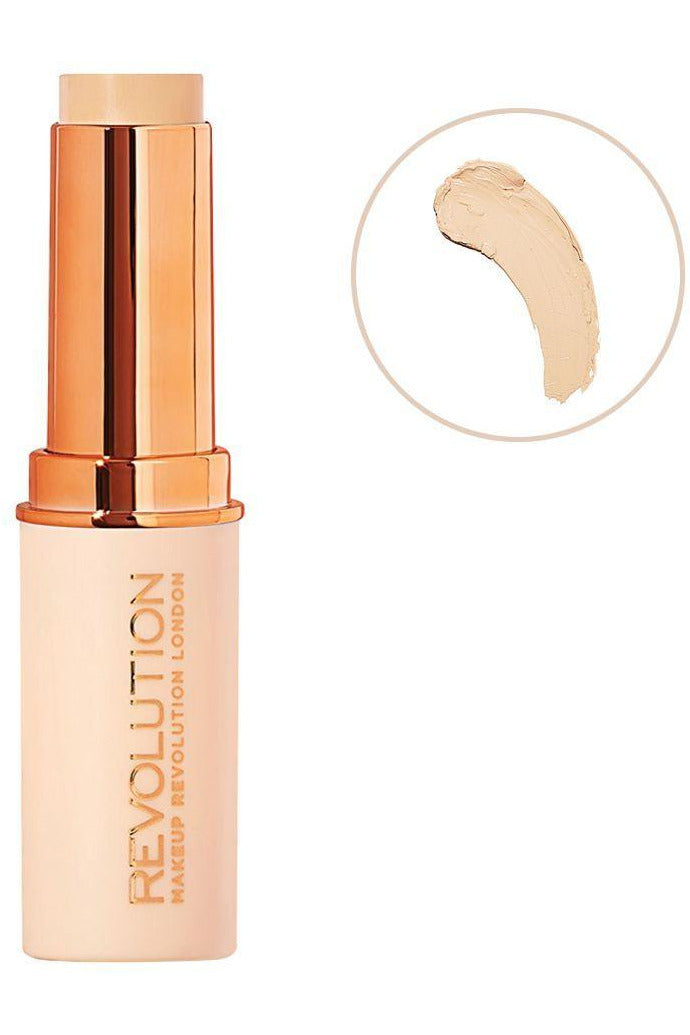 Buy Makeup Revolution Fast Base Stick Foundation F2 online at Glamivo. 100% Authentic Product Guarantee. Fast & Free Shipping all over the Pakistan. Cash on Delivery Available.