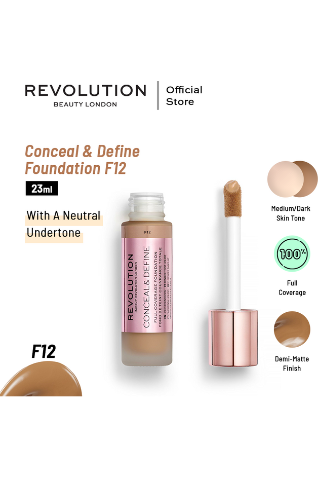 Buy Revolution Makeup Conceal & Define Foundation online in Pakistan. 100% Authentic produc at Glamivo.pk. Fast shipping with cash on delivery