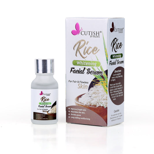 Buy Cutish Rice Whitening Serum online in Pakistan. 100% Authentic produc at Glamivo.pk. Fast shipping with cash on delivery