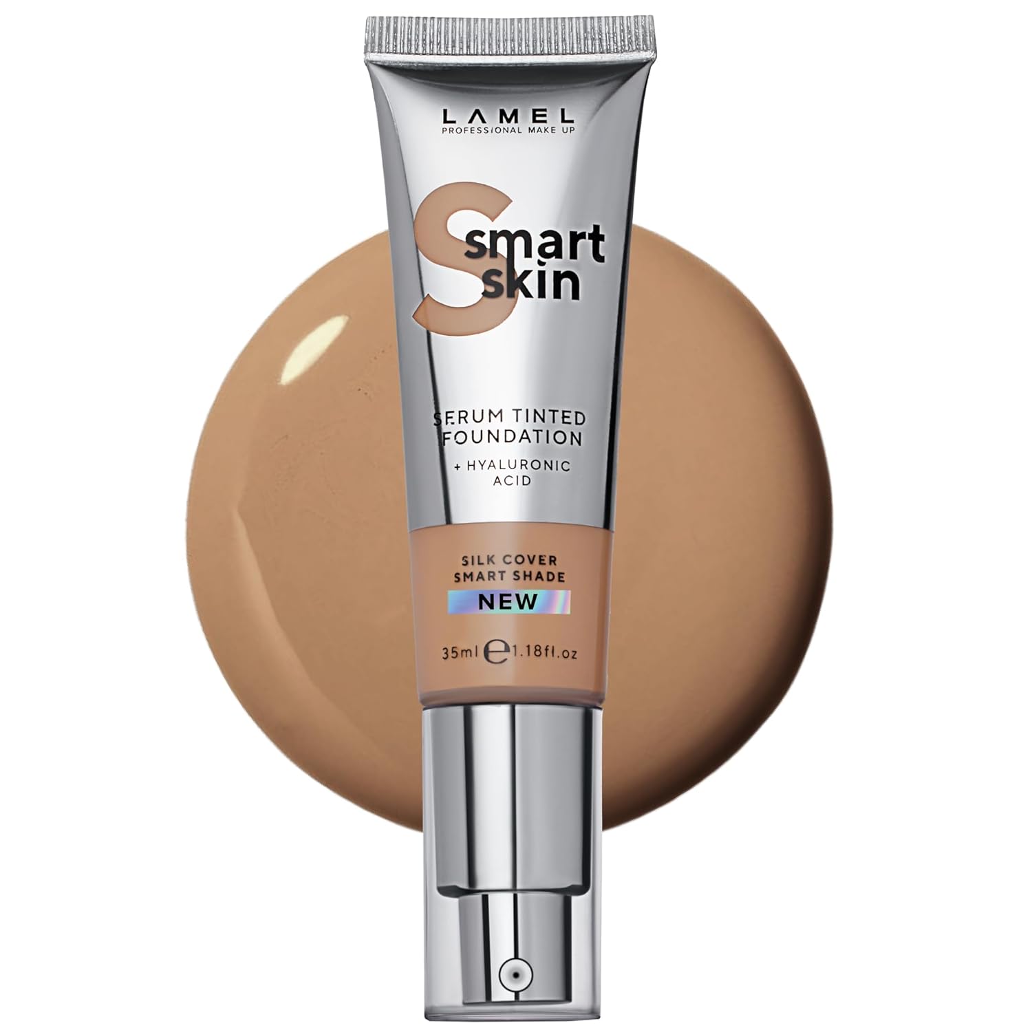 Buy LAMEL Smart Skin Serum Tinted Foundation ?407 Peach Beige 35ml online at Glamivo. 100% Authentic Product Guarantee. Fast & Free Shipping all over the Pakistan. Cash on Delivery Available.