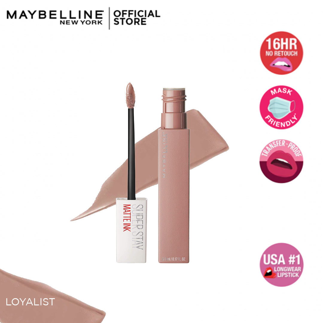 Shop Maybelline Superstay Matte Ink Liquid Lipstick - 05 Loyalist online in Pakistan. 100% Authentic produc at Glamivo.pk. Fast shipping with cash on delivery