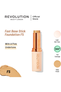 Buy Revolution Fast Base Stick Foundation - F5 online in Pakistan. 100% Authentic produc at Glamivo.pk. Fast shipping with cash on delivery