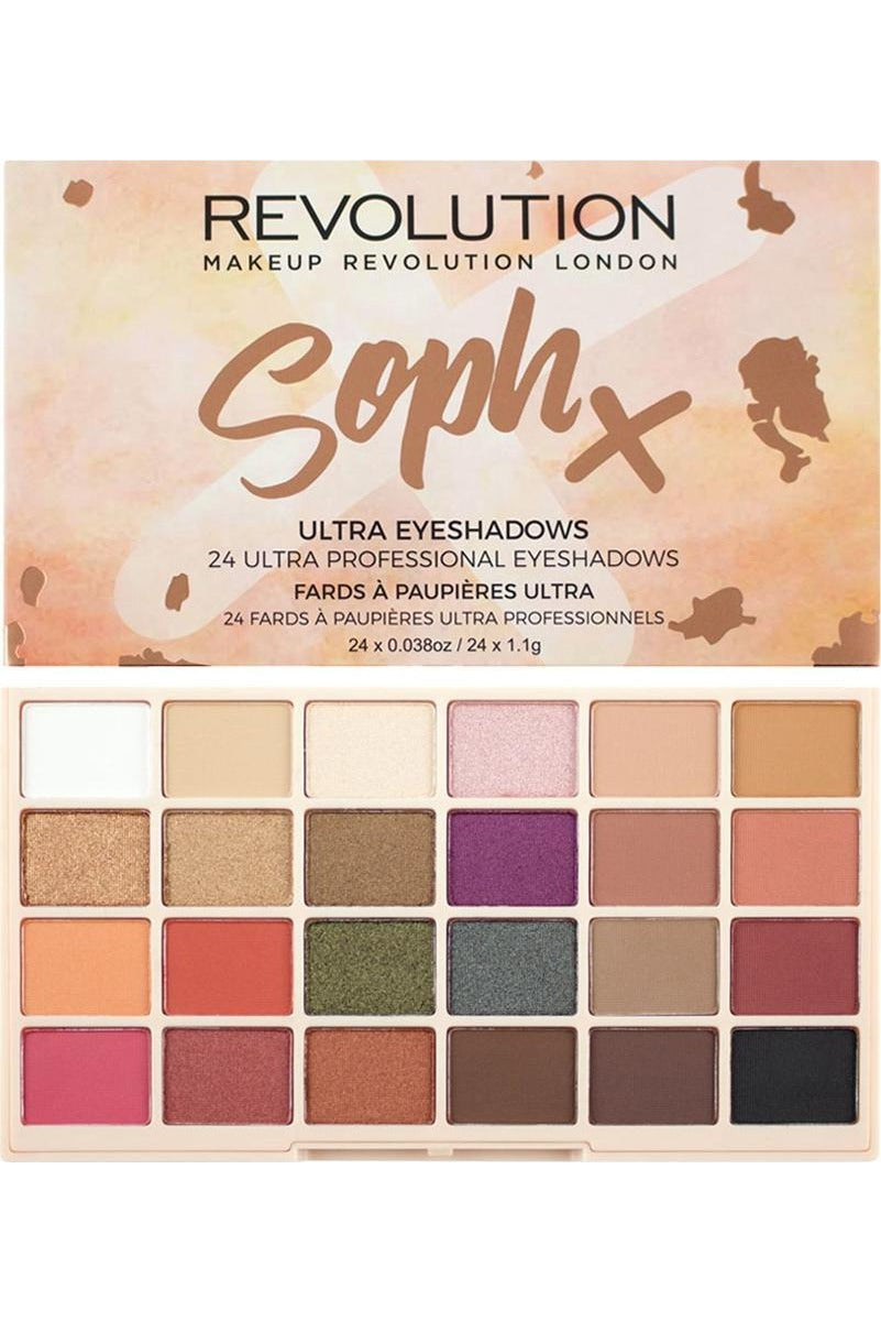 Buy Makeup Revolution Sophx Eyeshadow Palette online in Pakistan. 100% Authentic produc at Glamivo.pk. Fast shipping with cash on delivery