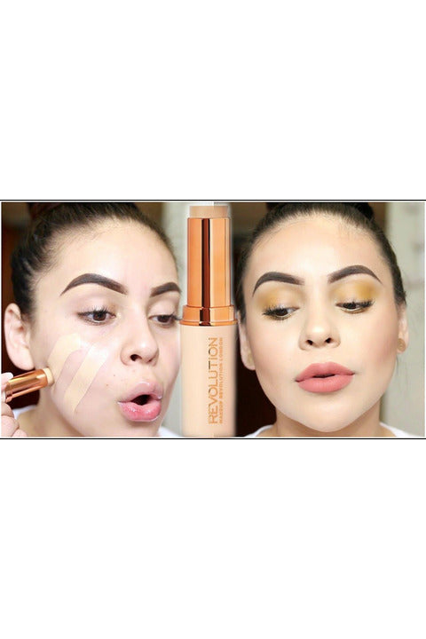 Buy Makeup Revolution Fast Base Stick Foundation F6 online at Glamivo. 100% Authentic Product Guarantee. Fast & Free Shipping all over the Pakistan. Cash on Delivery Available.