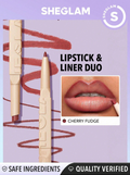 Buy Sheglam Lipstick & Liner Duo online at Glamivo. 100% Authentic Product Guarantee. Fast & Free Shipping all over the Pakistan. Cash on Delivery Available.