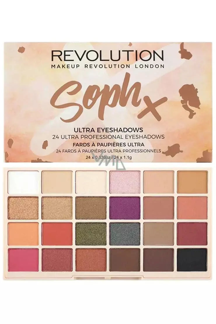 Buy Makeup Revolution Sophx Eyeshadow Palette online in Pakistan. 100% Authentic produc at Glamivo.pk. Fast shipping with cash on delivery