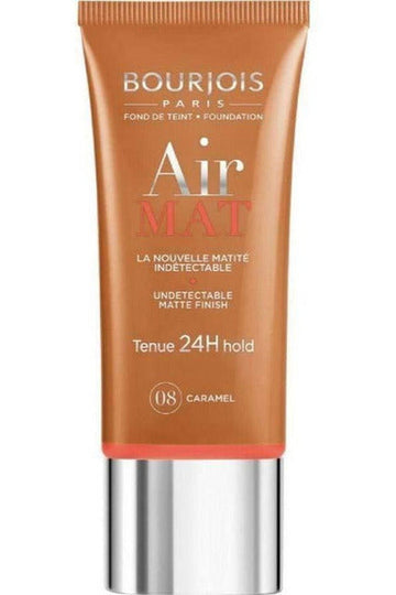 Buy Bourjois 24Hr Air Mat Foundation - 08 Caramel online in Pakistan. 100% Authentic produc at Glamivo.pk. Fast shipping with cash on delivery