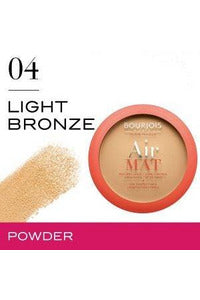 Buy Bourjois Air Mat Compact Powder - 04 Light Bronze online in Pakistan. 100% Authentic produc at Glamivo.pk. Fast shipping with cash on delivery