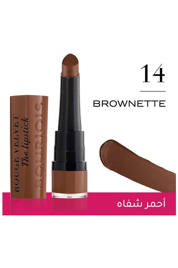 Buy Bourjois Lips Rouge Velvet The Lipstick  - 14 Brownette online in Pakistan. 100% Authentic produc at Glamivo.pk. Fast shipping with cash on delivery