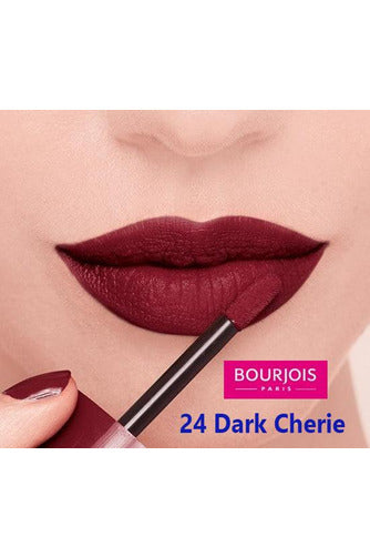 Buy Bourjois Rouge Edition Velvet Liquid Lipstick - T24 Dark Cherie online in Pakistan. 100% Authentic produc at Glamivo.pk. Fast shipping with cash on delivery