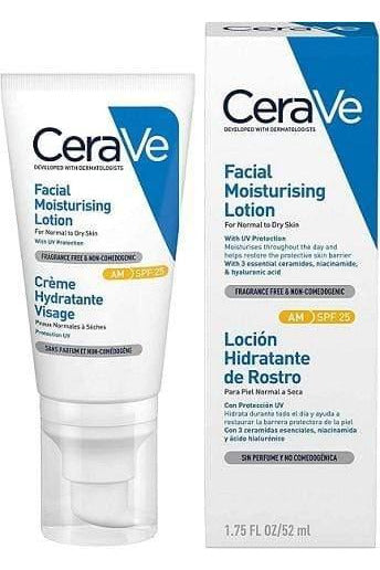 Shop CeraVe AM Facial Moisturising Lotion SPF 25 52ml online in Pakistan. 100% Authentic produc at Glamivo.pk. Fast shipping with cash on delivery