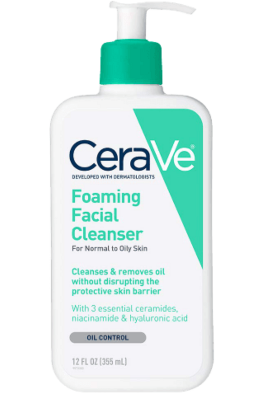 Shop CeraVe Foaming Facial Cleanser for Normal to Oily Skin - 355ml online in Pakistan. 100% Authentic produc at Glamivo.pk. Fast shipping with cash on delivery