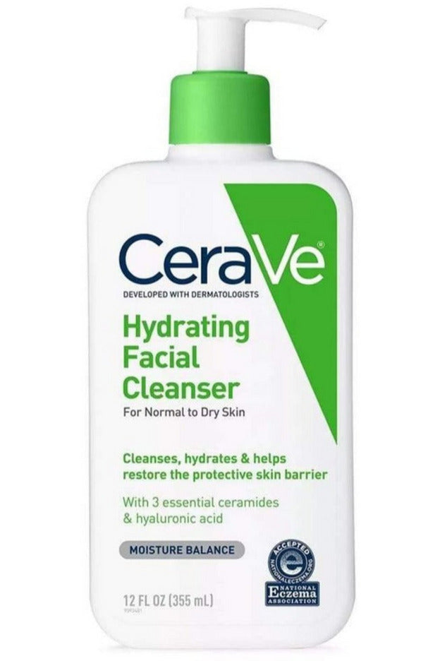 Shop CeraVe Hydrating Facial Cleanser For Normal To Dry Skin - 355 ml online in Pakistan. 100% Authentic produc at Glamivo.pk. Fast shipping with cash on delivery