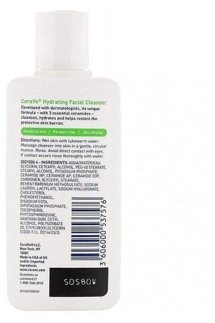 Shop CeraVe Hydrating Facial Cleanser For Normal to Dry Skin - 87 ml online in Pakistan. 100% Authentic produc at Glamivo.pk. Fast shipping with cash on delivery