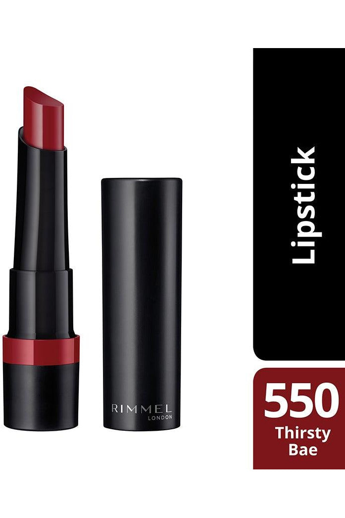 Buy Rimmel London Lasting Finish Extreme Lipstick - 550 Thirsty Bae online in Pakistan. 100% Authentic produc at Glamivo.pk. Fast shipping with cash on delivery