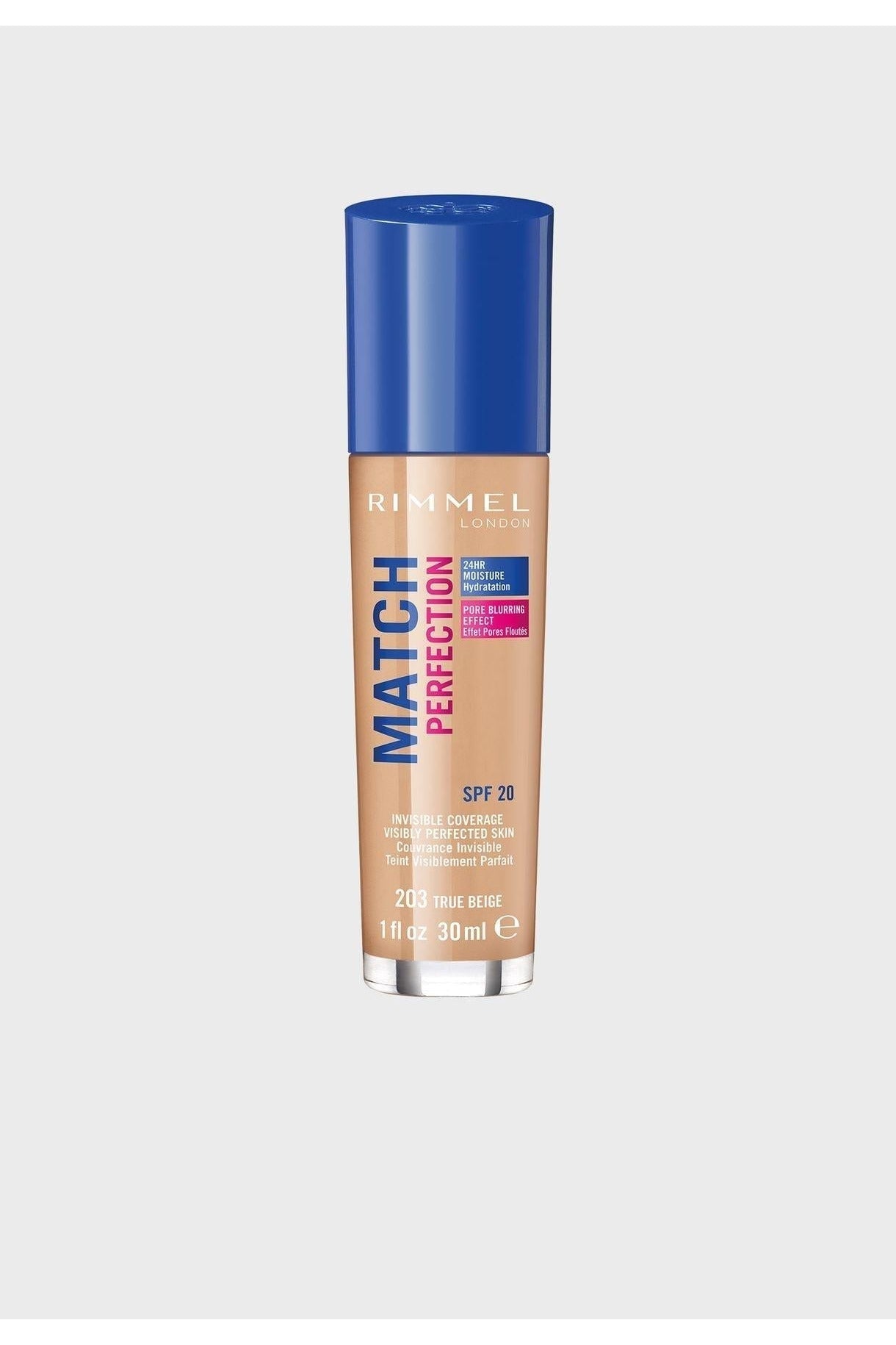 Buy Rimmel London Match Perfection Foundation - 203 True Beige online in Pakistan. 100% Authentic produc at Glamivo.pk. Fast shipping with cash on delivery