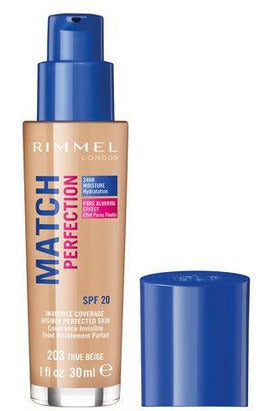 Buy Rimmel London Match Perfection Foundation - 203 True Beige online in Pakistan. 100% Authentic produc at Glamivo.pk. Fast shipping with cash on delivery