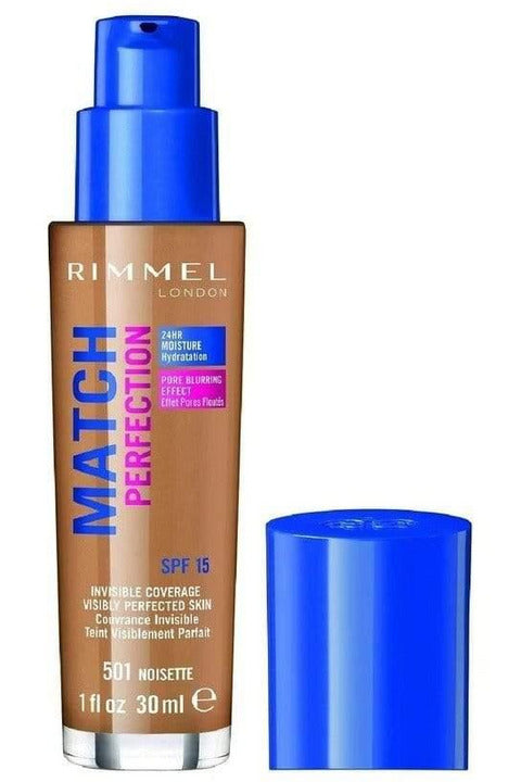 Buy Rimmel London Match Perfection Foundation - 501 Noisette online in Pakistan. 100% Authentic produc at Glamivo.pk. Fast shipping with cash on delivery