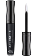 Buy Rimmel London Stay Matte Liquid Lip Colour - 840 Pitch Black online in Pakistan. 100% Authentic produc at Glamivo.pk. Fast shipping with cash on delivery