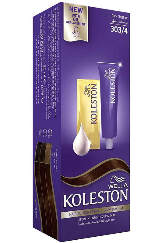 Buy Wella Koleston Semi Kits 303/4 Dark Chestnut AP DEM online in Pakistan. 100% Authentic produc at Glamivo.pk. Fast shipping with cash on delivery