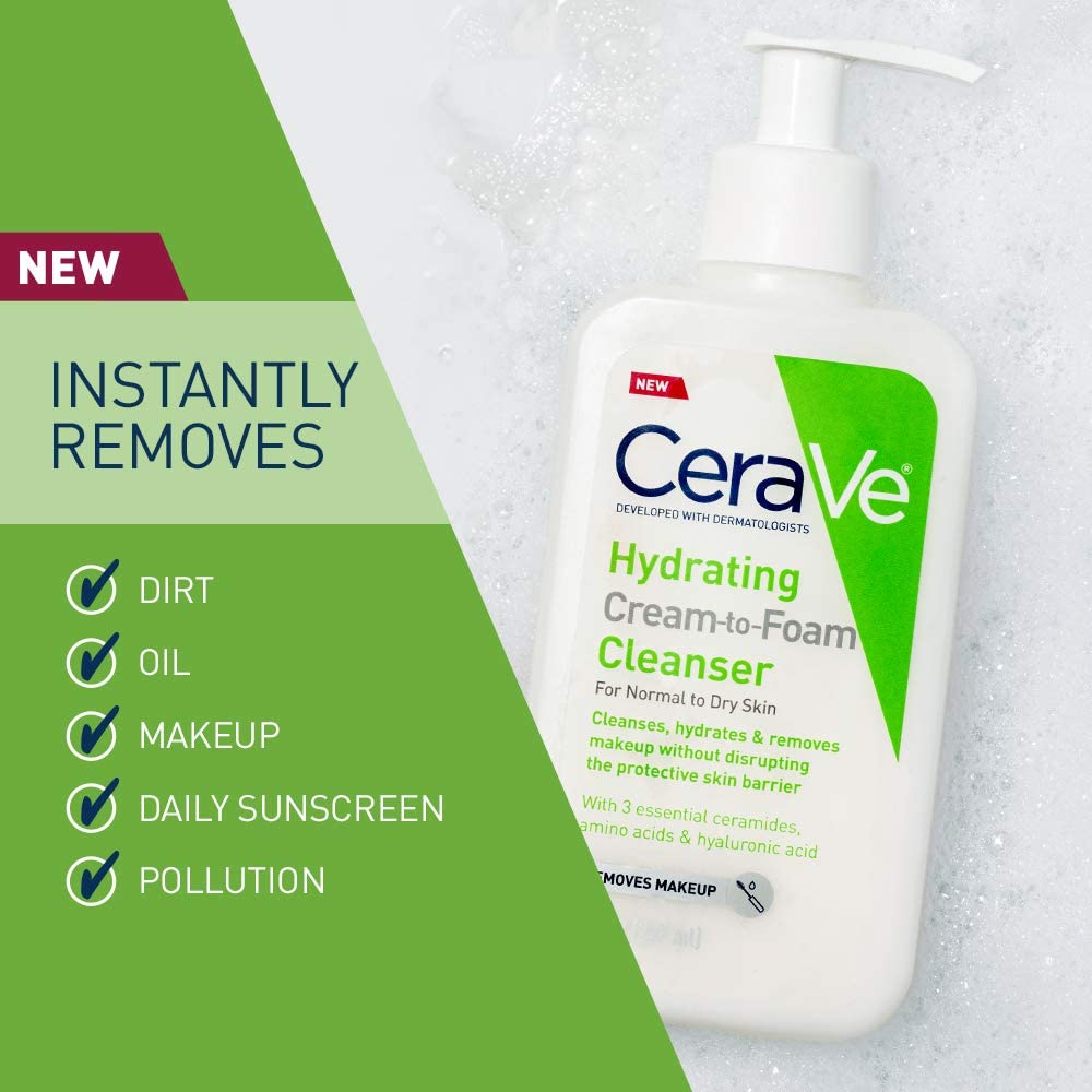 Shop CeraVe Hydrating Cleanser For Normal to Dry Skin - 236 ml online in Pakistan. 100% Authentic produc at Glamivo.pk. Fast shipping with cash on delivery