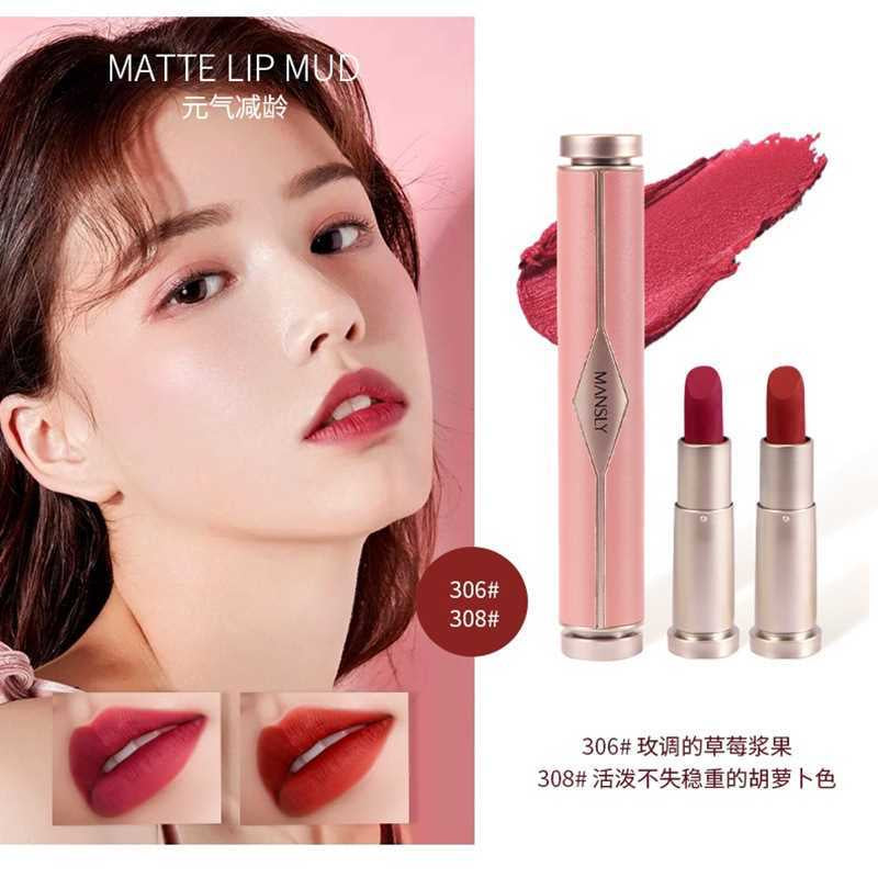 Buy Pigmented Velvet Lipstick Double Tube Matte Waterproof Long Lasting - ManslyPink online in Pakistan. 100% Authentic produc at Glamivo.pk. Fast shipping with cash on delivery