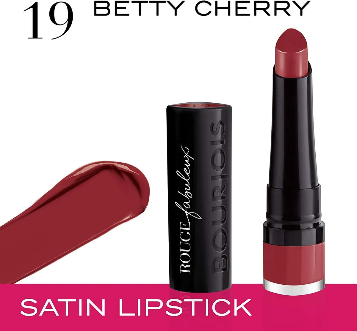 Buy Bourjois Rouge Fabuleux Lipstick - 19 Betty Cherry online in Pakistan. 100% Authentic produc at Glamivo.pk. Fast shipping with cash on delivery