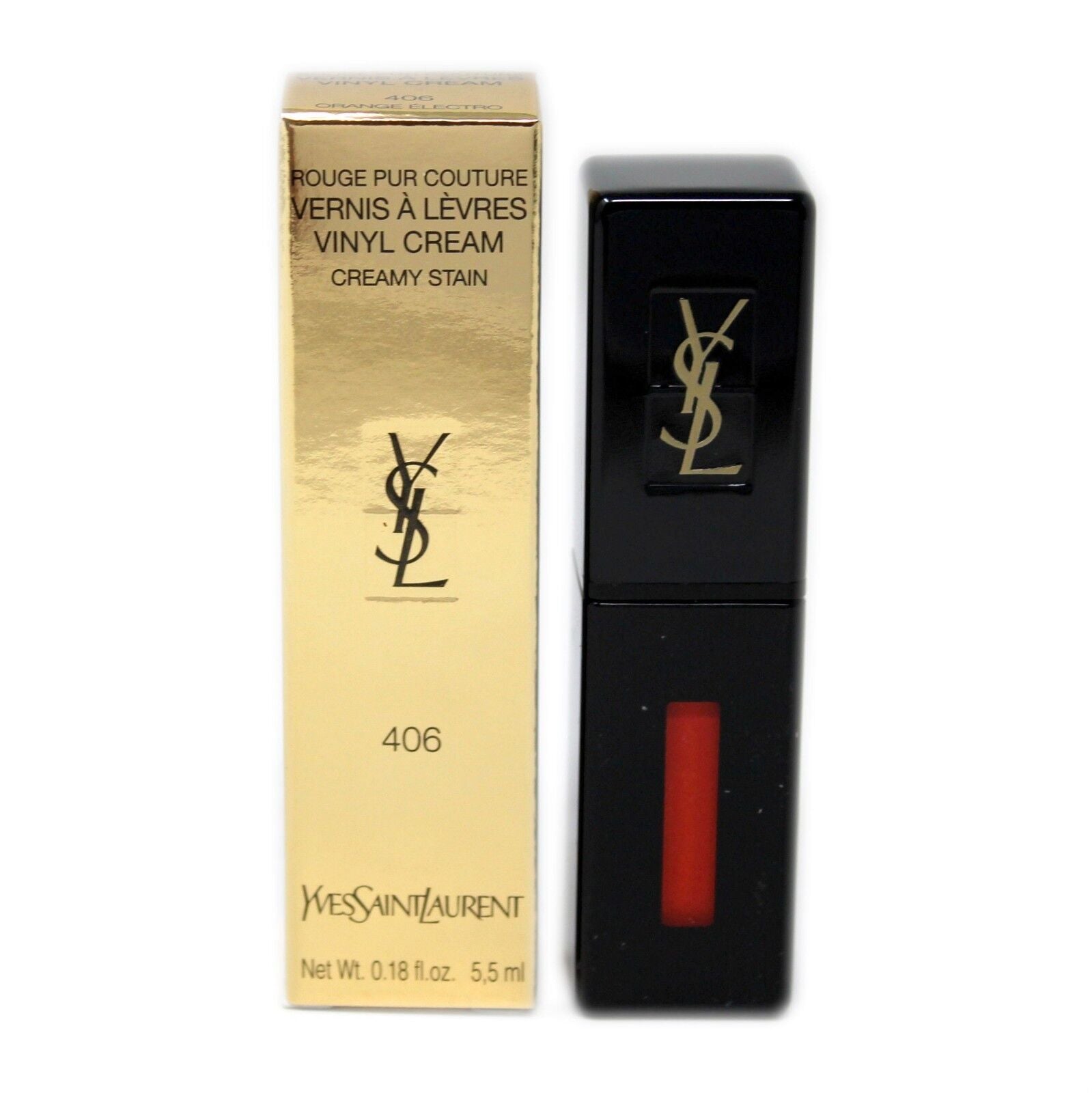 Buy Yves Saint Laurent Rouge Pur Couture Vinyl Cream - 406 Orange Electro online in Pakistan. 100% Authentic produc at Glamivo.pk. Fast shipping with cash on delivery