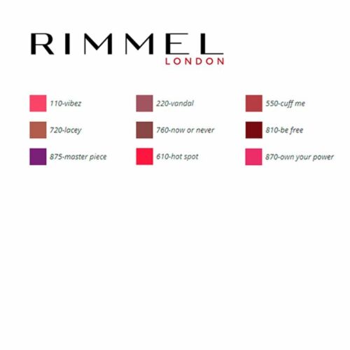 Buy Rimmel London Lip Art Graphic - 550 Cuff Me online in Pakistan. 100% Authentic produc at Glamivo.pk. Fast shipping with cash on delivery