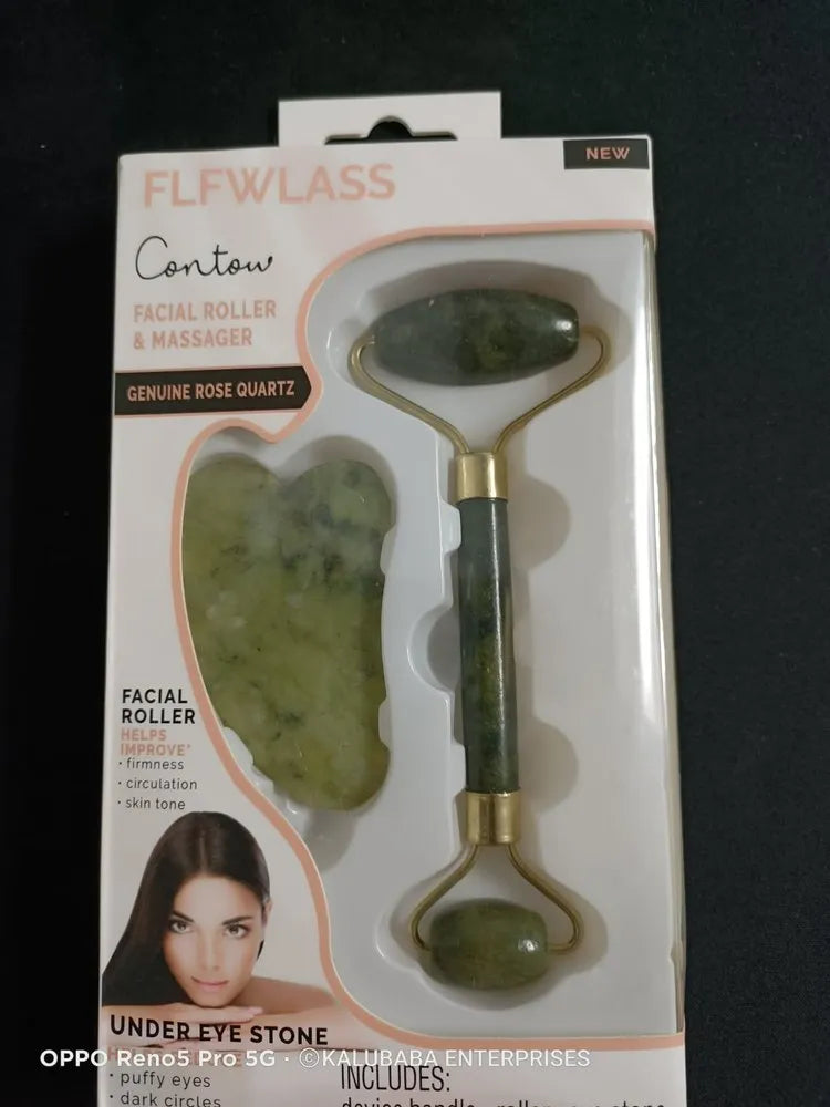 Buy Facial Beauty Guasha Jade Roller Set In Marble - Green online in Pakistan. 100% Authentic produc at Glamivo.pk. Fast shipping with cash on delivery